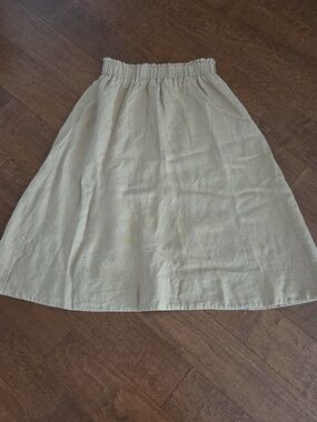 Hoi bo Linen Skirt